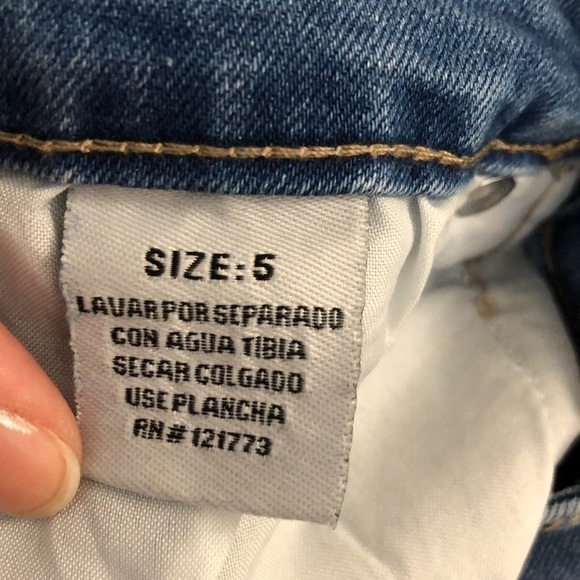 Gogo Jeans - Mid Rise Distressed Ankle Jeans - Picture 9 of 10